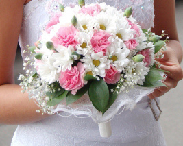 Свадебный букет Счастливый день